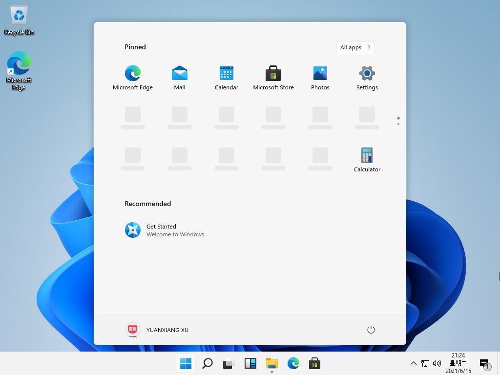 微软下一代操作系统 Windows 11 桌面UI泄露