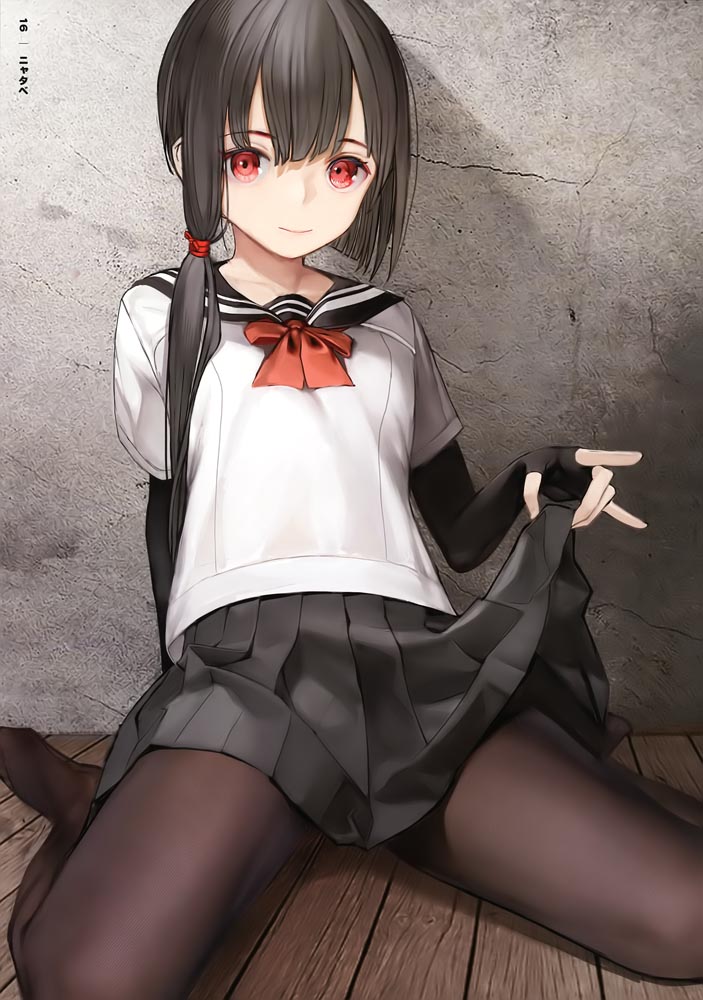 每日好图：肚脐×黑丝插画集[GAKAKU (よろず)] へそ×タイツ