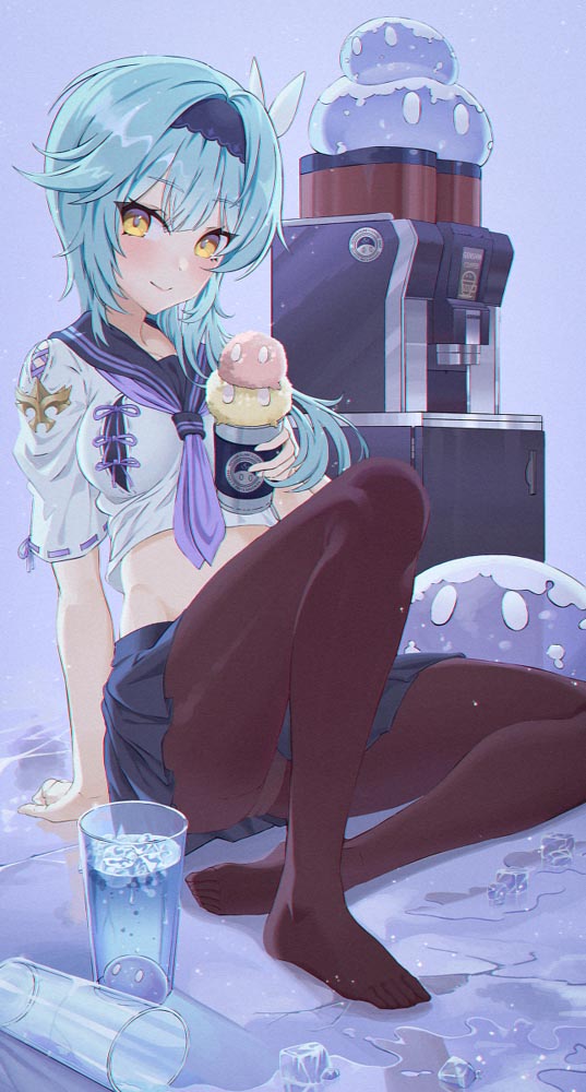 P站二次元美少女插画#晚安原神【210625】