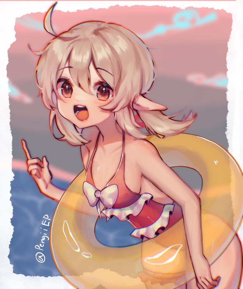 P站二次元美少女插画#晚安原神【210625】