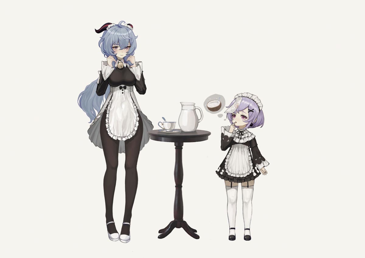 P站二次元美少女插画#午安原神【210626】