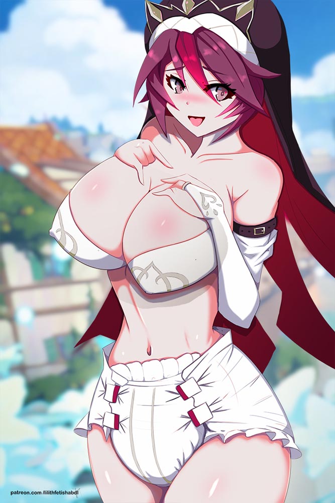 P站二次元美少女插画#午安原神【210627】