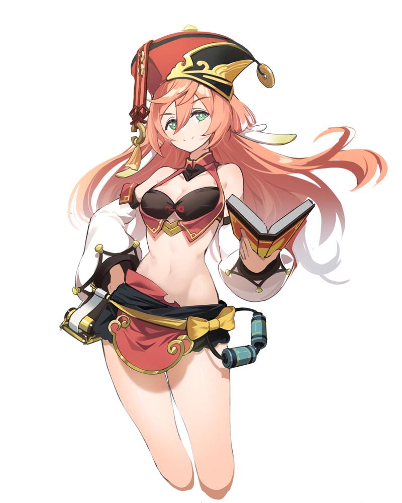 P站二次元美少女插画#午安原神【210627】