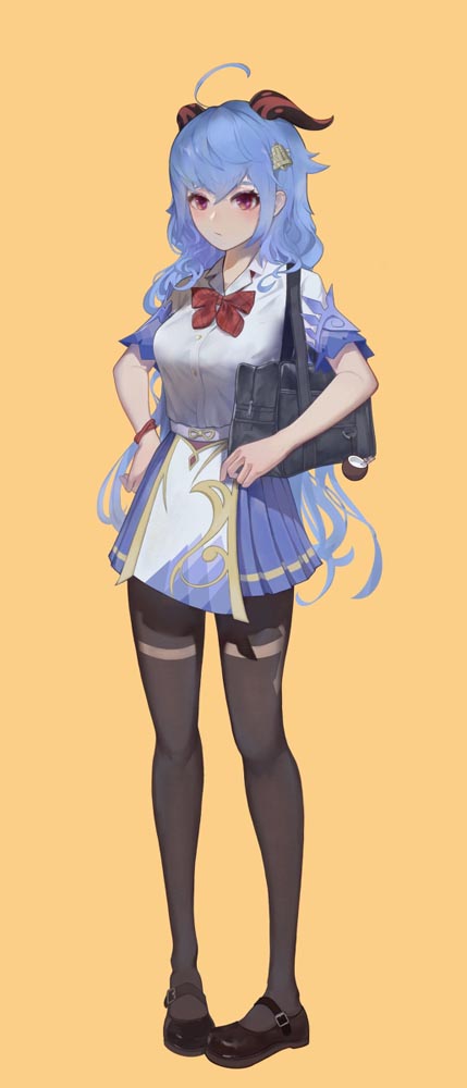 P站二次元美少女插画#午安原神【210627】