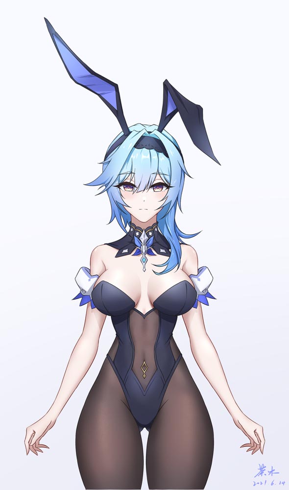 P站二次元美少女插画#晚安原神【210627】