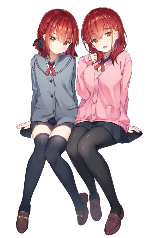 推特小漫： “被双胞胎后辈所钟情让我困扰” 【画师：Muninshiki】