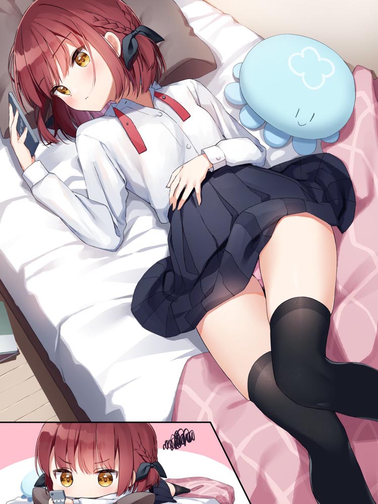 推特小漫： “被双胞胎后辈所钟情让我困扰” 【画师：Muninshiki】