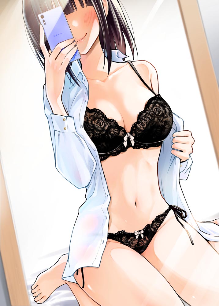 推特小漫：“不知为何每天向我报告内衣颜色的女孩们”【画师：DOJI RO】