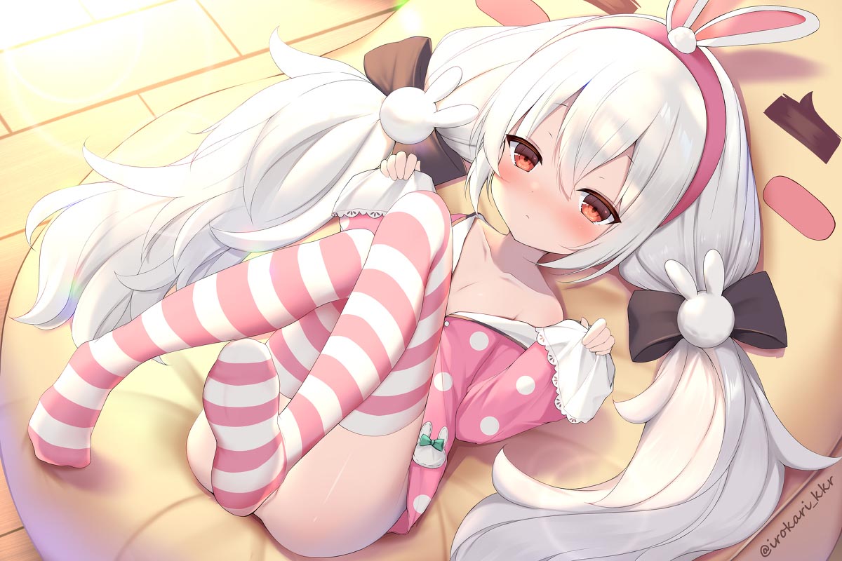 每日好图：白毛萝莉！P站二次元美图【画师：いろかり】