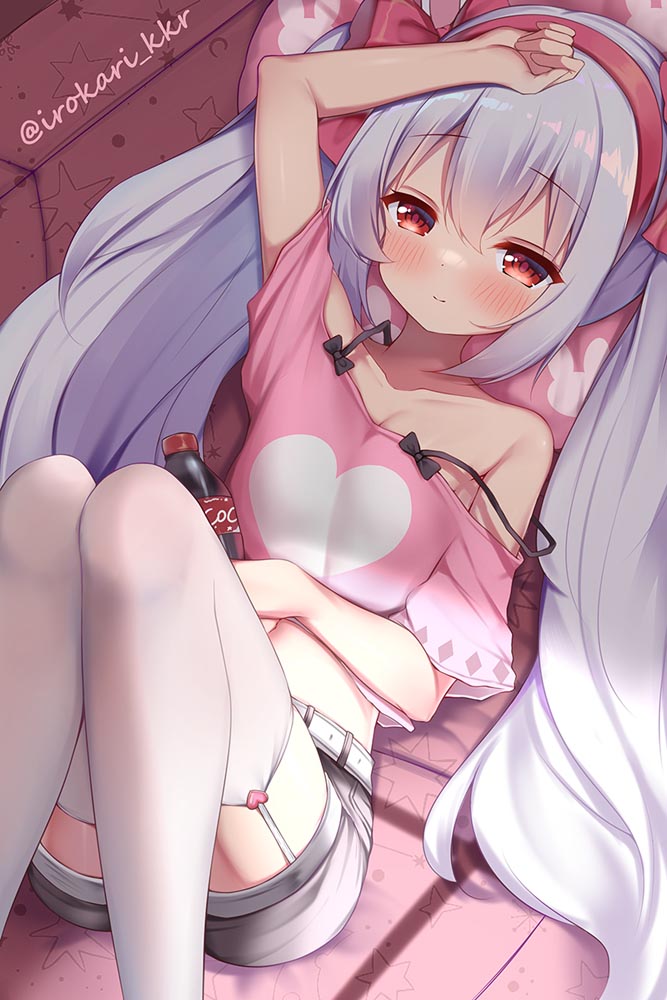 每日好图：白毛萝莉！P站二次元美图【画师：いろかり】