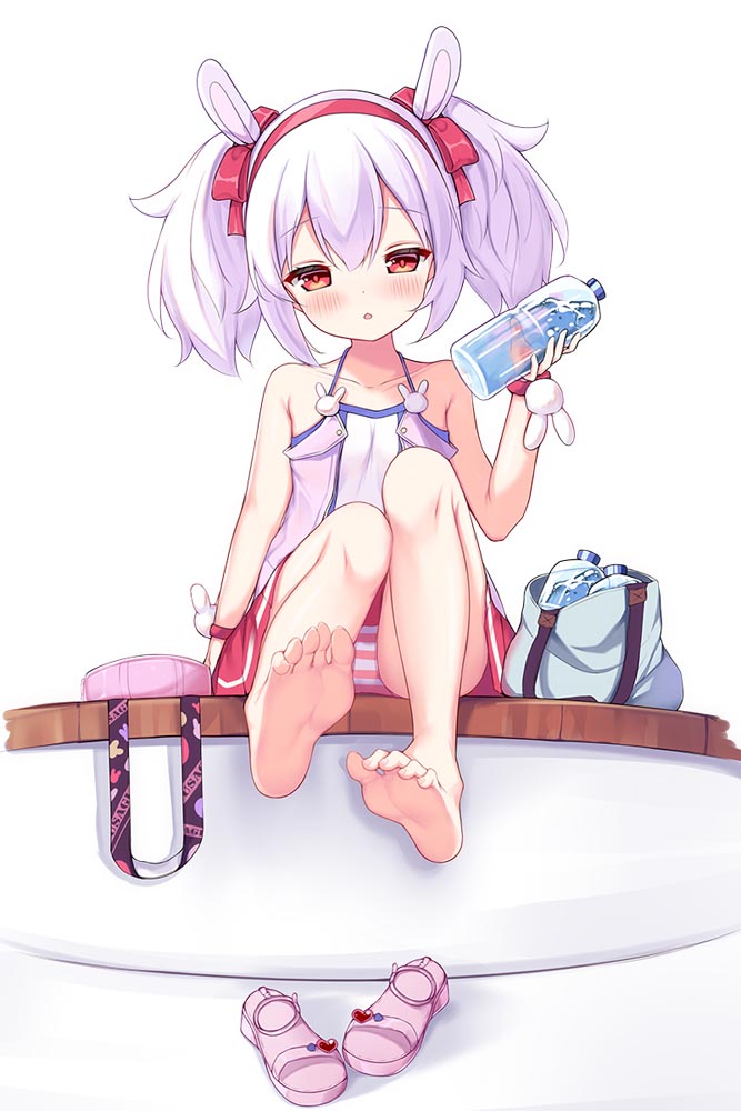 每日好图：白毛萝莉！P站二次元美图【画师：いろかり】