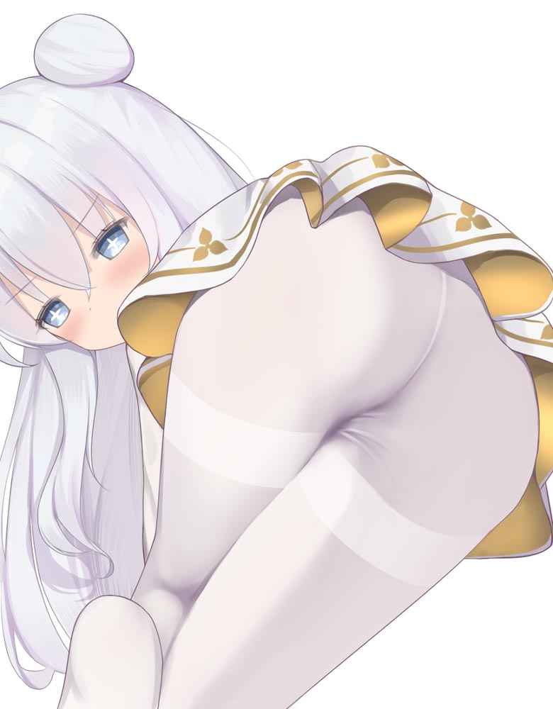 每日好图：白毛萝莉！P站二次元美图【画师：いろかり】