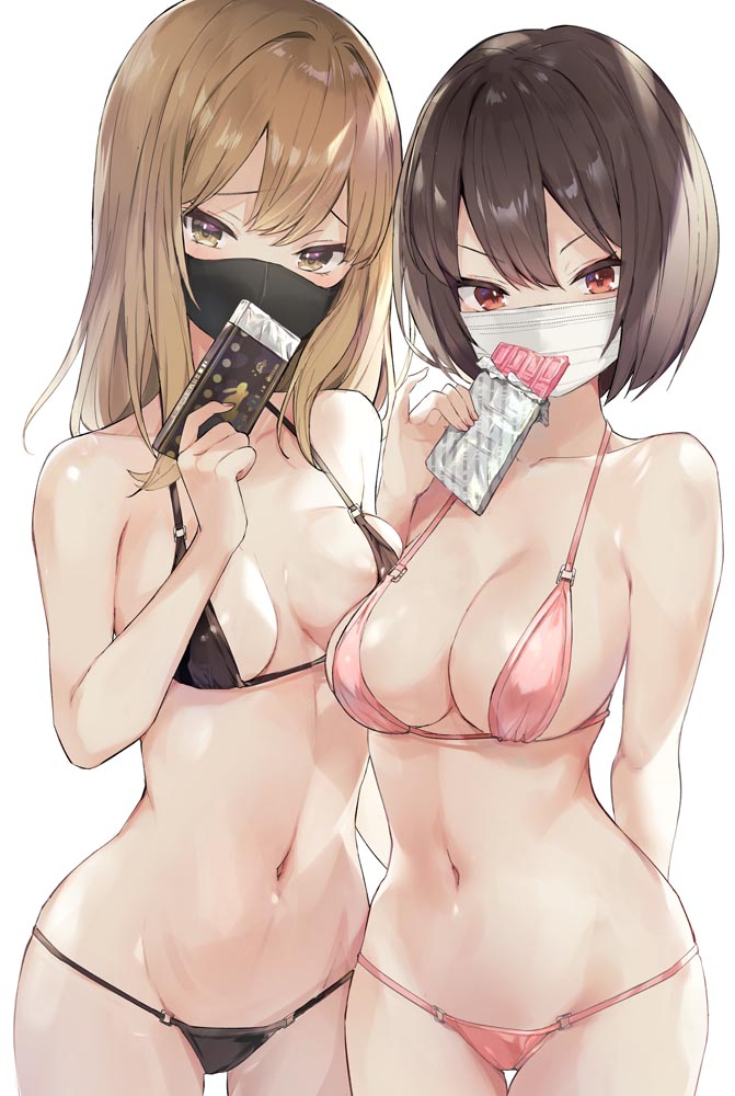 每日好图：二次元比基尼美少女【画师：masco】