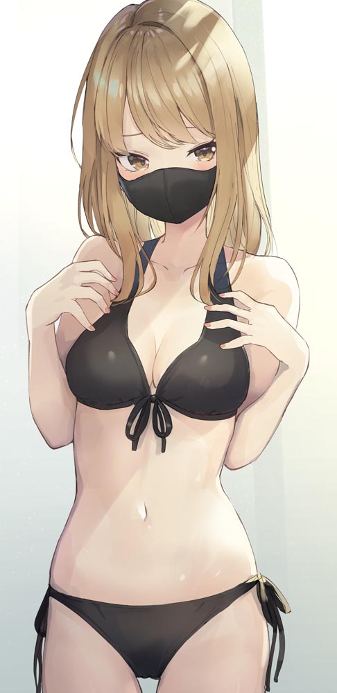 每日好图：二次元比基尼美少女【画师：masco】