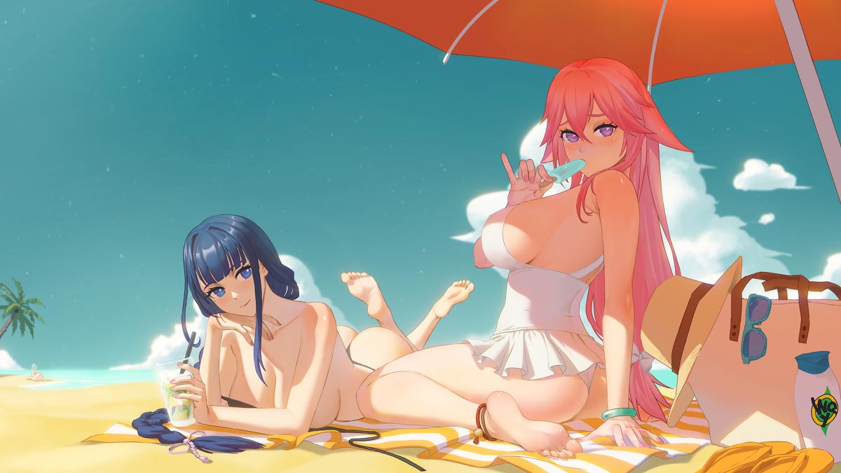 二次元同人插画#午安原神【210801】