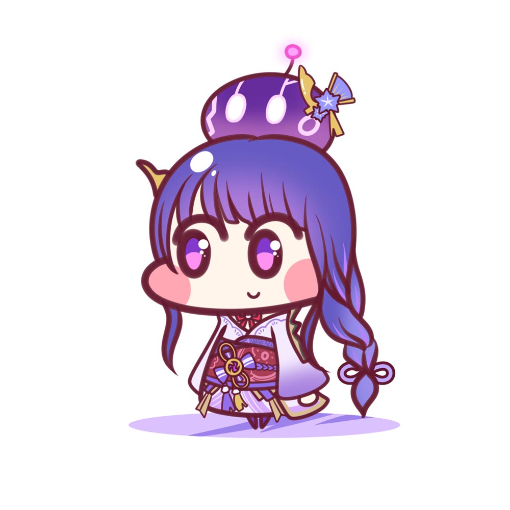 二次元同人插画#晚安原神【210802】