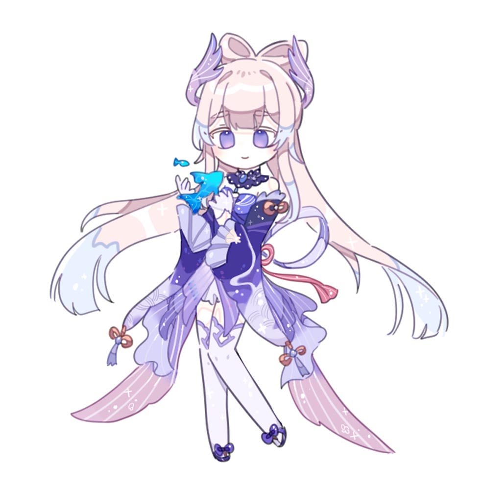 二次元同人插画#晚安原神【210802】
