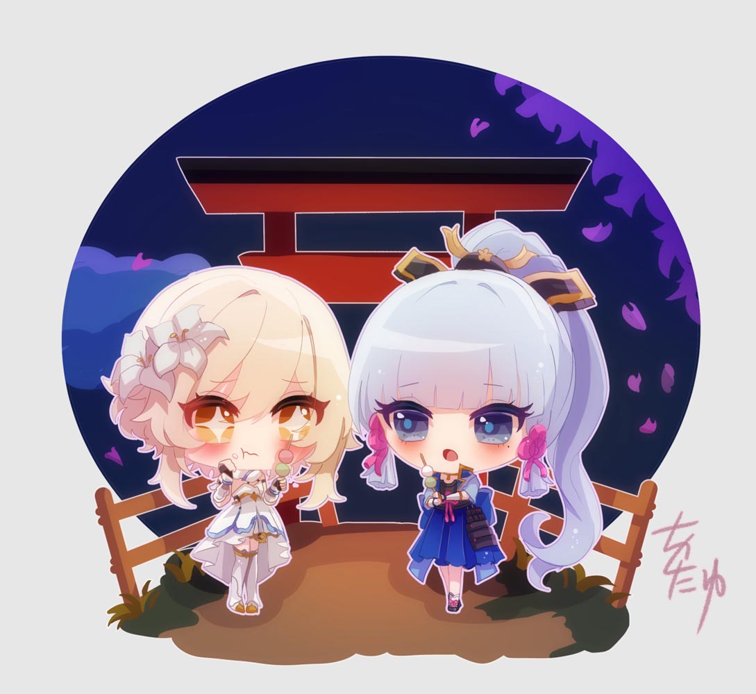 二次元美少女同人图#早安原神【210803】