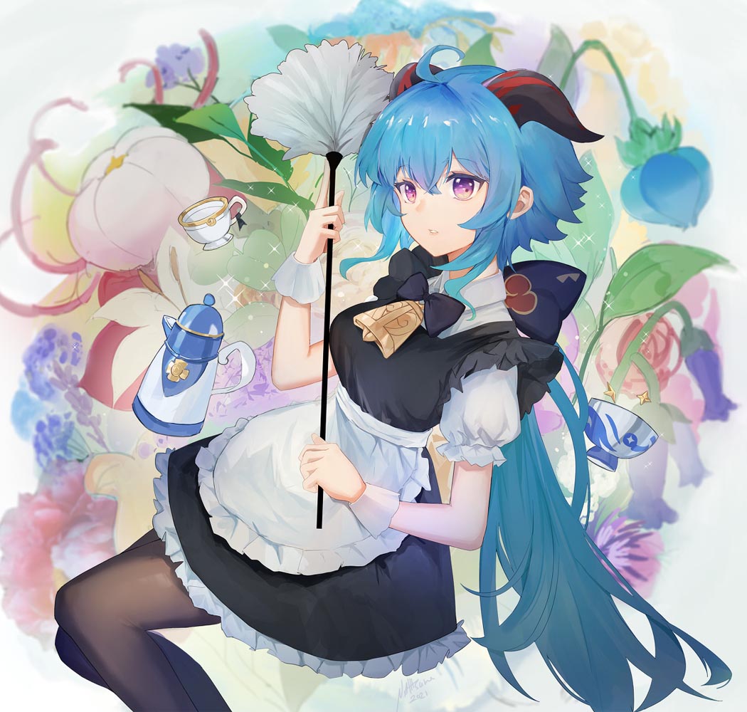 二次元美少女同人图#午安原神【210803】