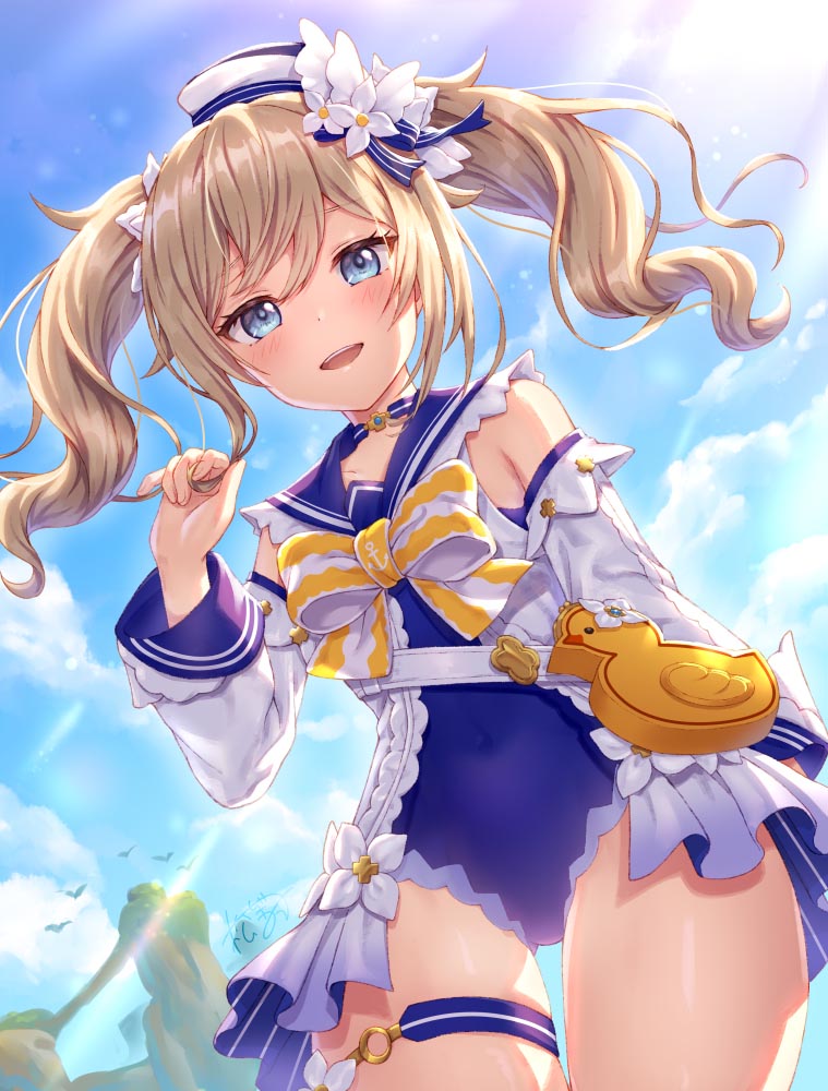 每日游戏同人好图#午安原神【210805】