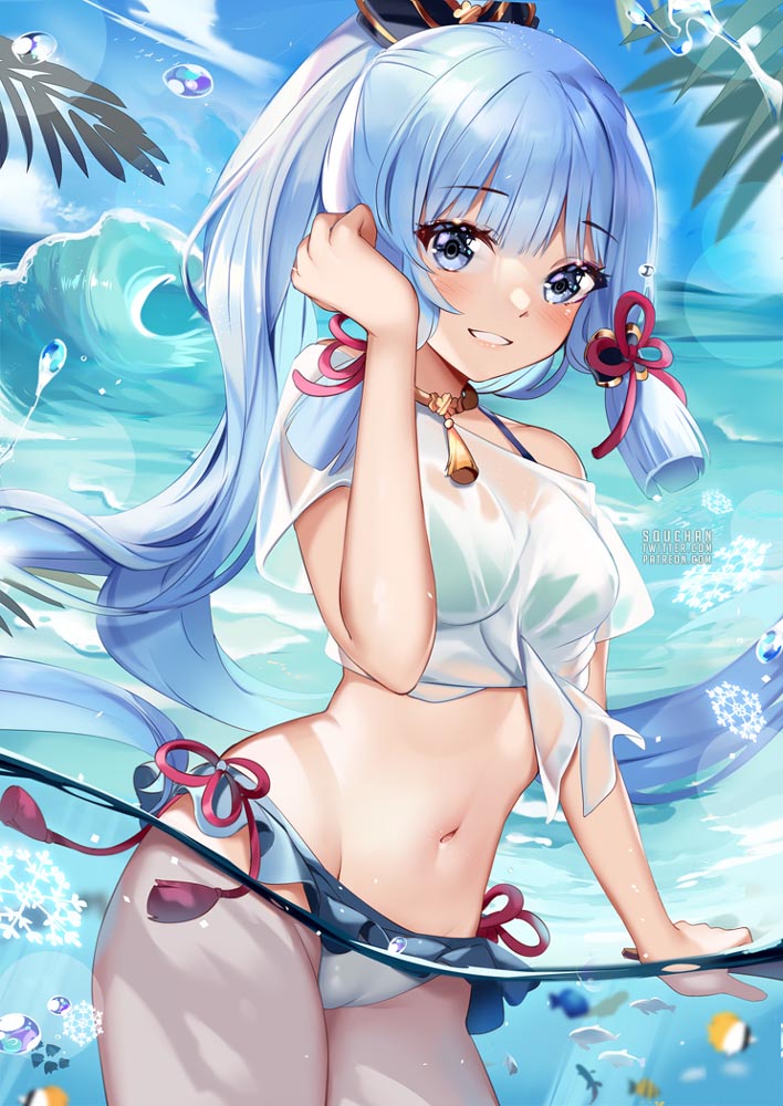 每日游戏同人好图#晚安原神【210805】