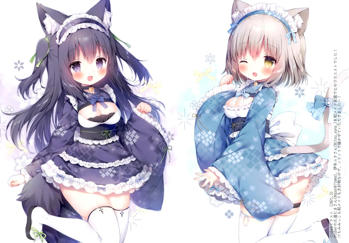 每日好图：超萌萝莉猫娘画集 Moelleux 2【画师：桃豆こまもち】
