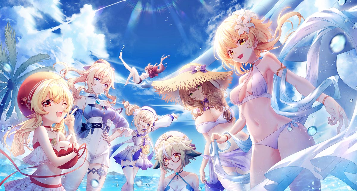 二次元插画合集#午安原神【210711】