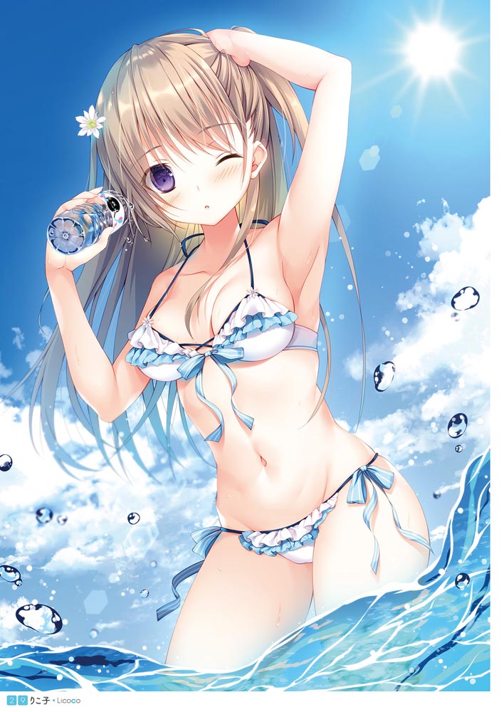 夏日泳装画集：おとなの萌王 夏の妄想水着デート♥ 【電撃萌王】