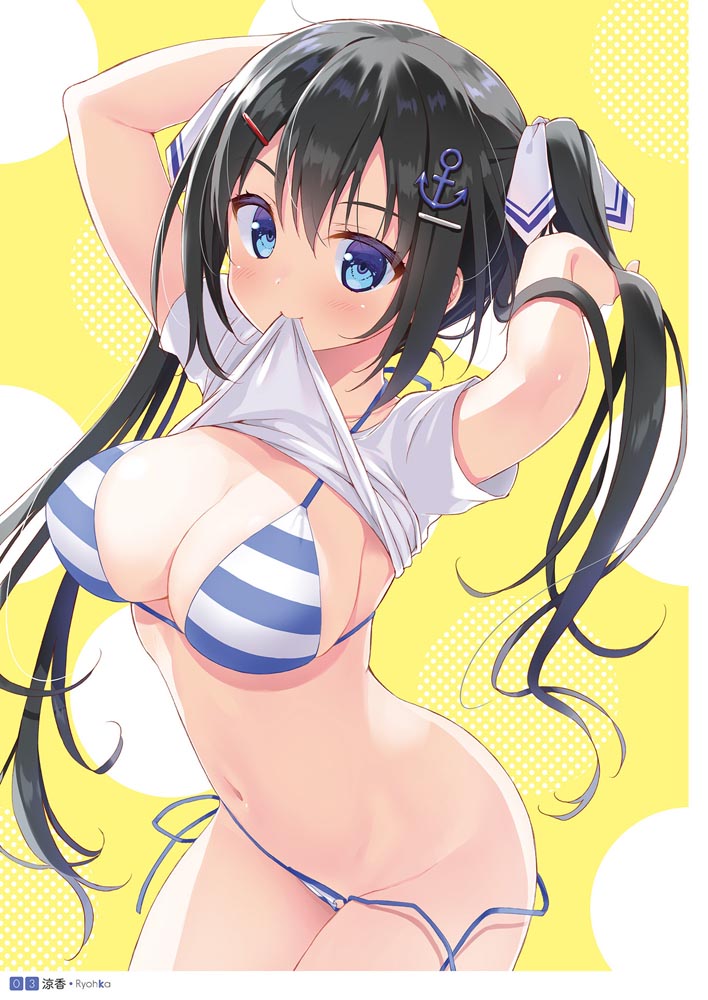 夏日泳装画集：おとなの萌王 夏の妄想水着デート♥ 【電撃萌王】