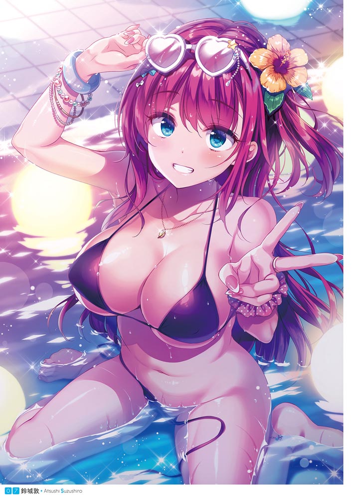 夏日泳装画集：おとなの萌王 夏の妄想水着デート♥ 【電撃萌王】