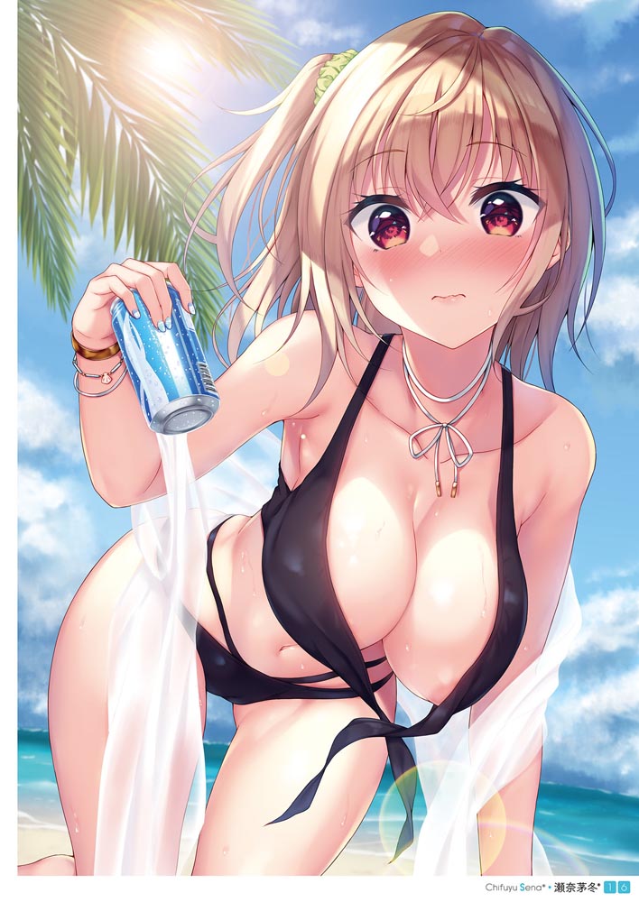 夏日泳装画集：おとなの萌王 夏の妄想水着デート♥ 【電撃萌王】