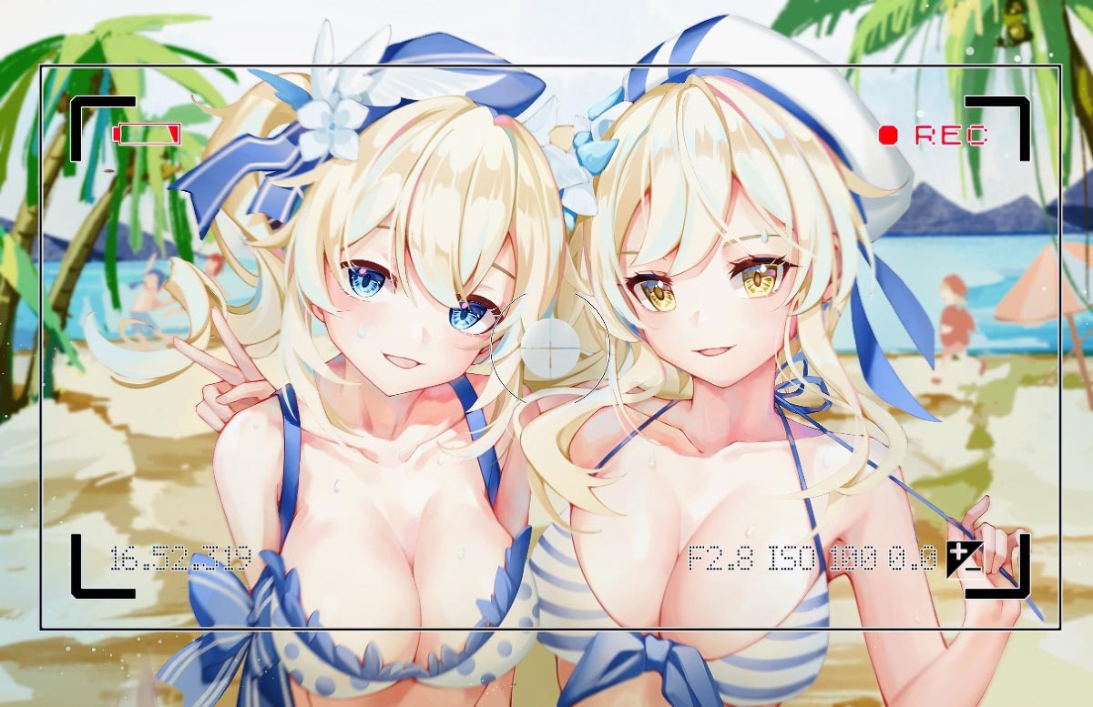 二次元美少女同人图#晚安原神【210719】