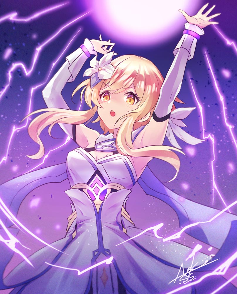 二次元美少女同人图#早安原神【210722】