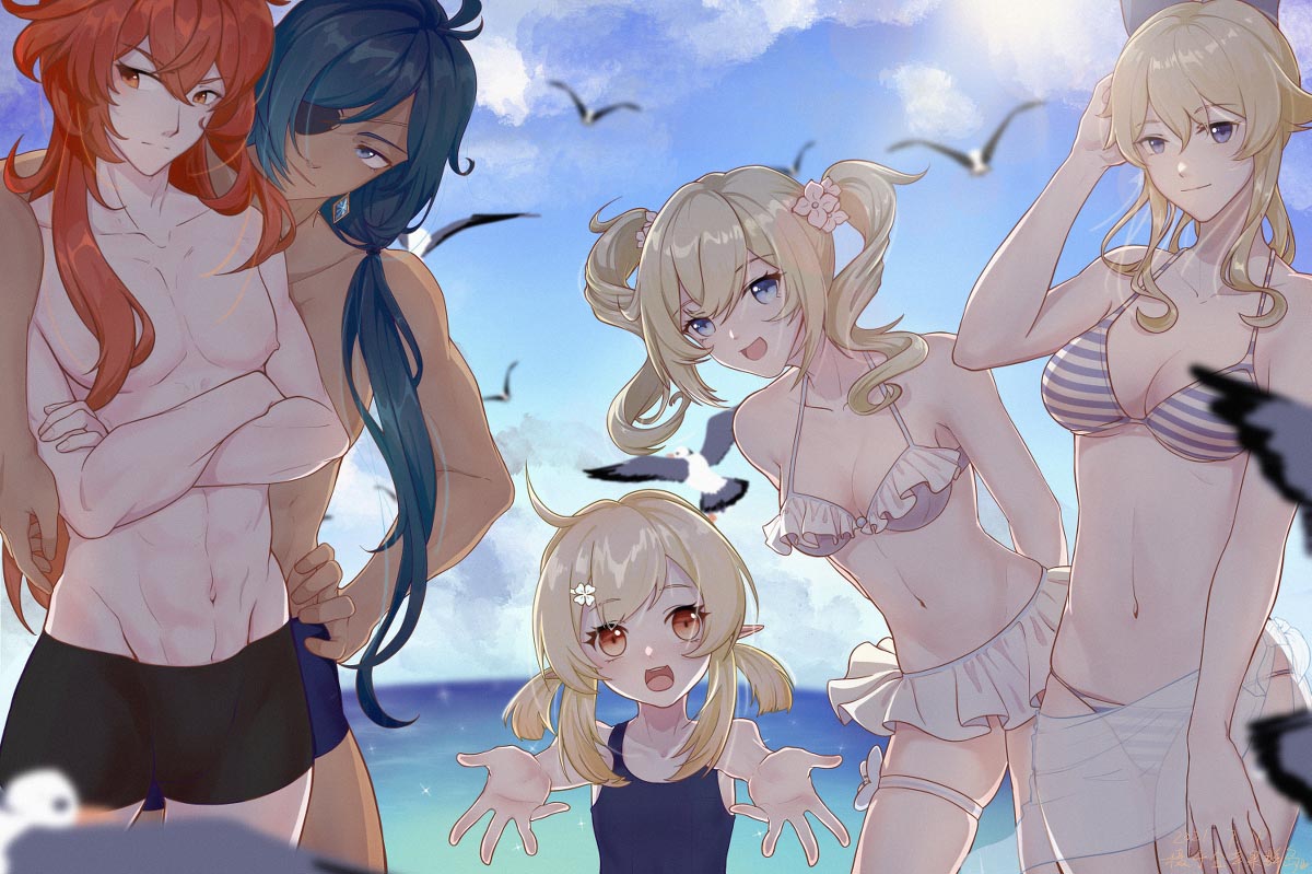 P站原神同人图#晚安原神【210723】