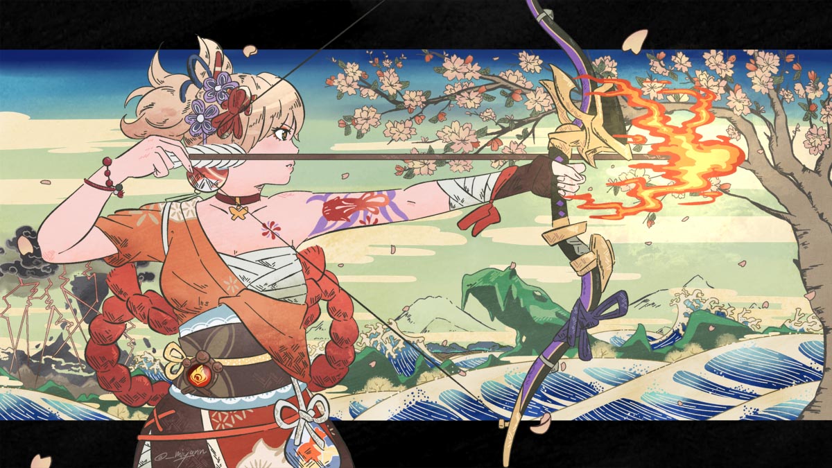P站原神同人图#午安原神【210724】