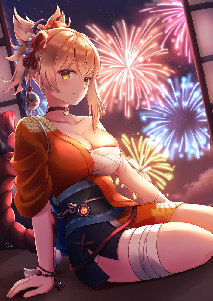 Pixiv插画美图#晚安原神【210728】