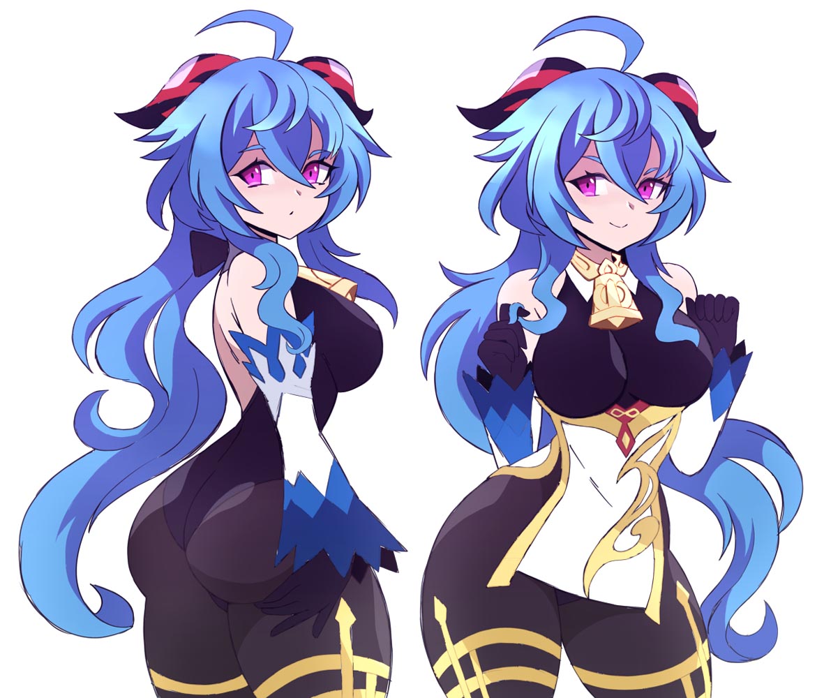 日系插画美图#午安原神【210813】