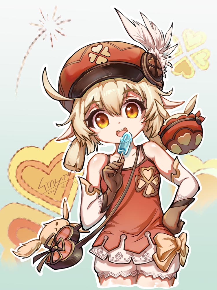 日系插画美图#午安原神【210813】