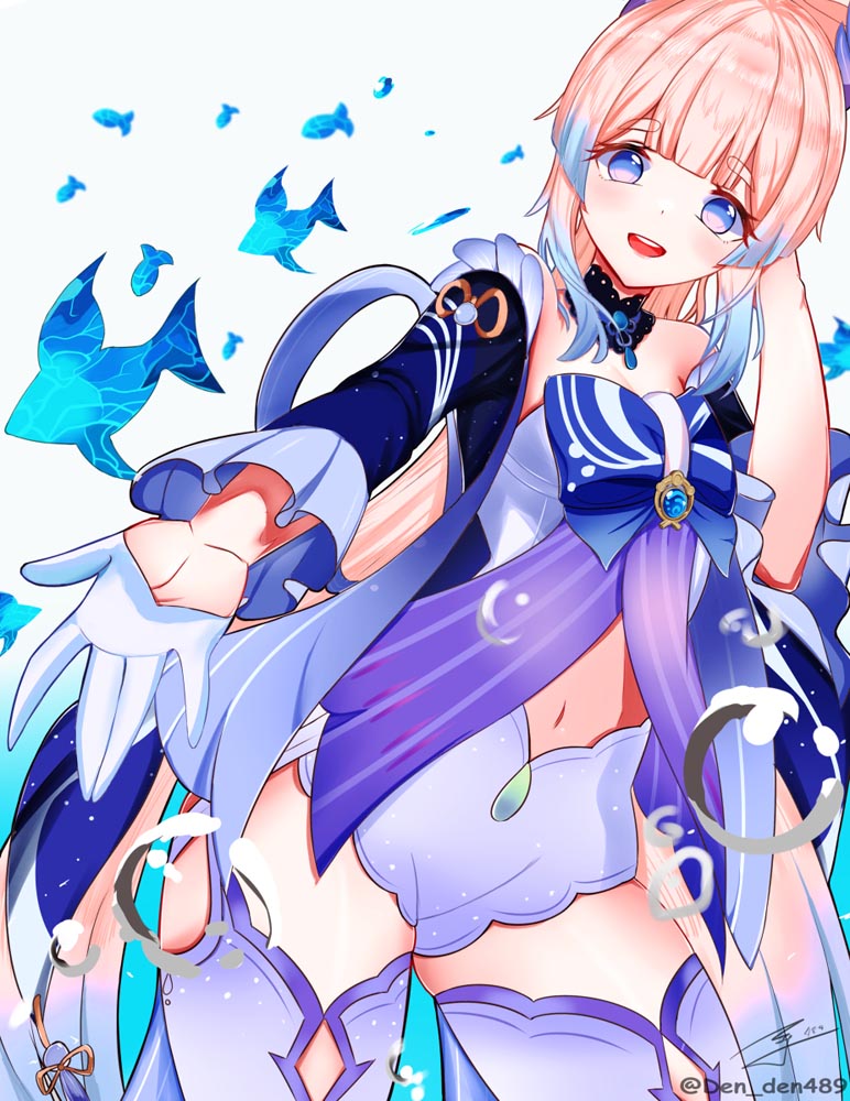 日系插画美图#午安原神【210813】