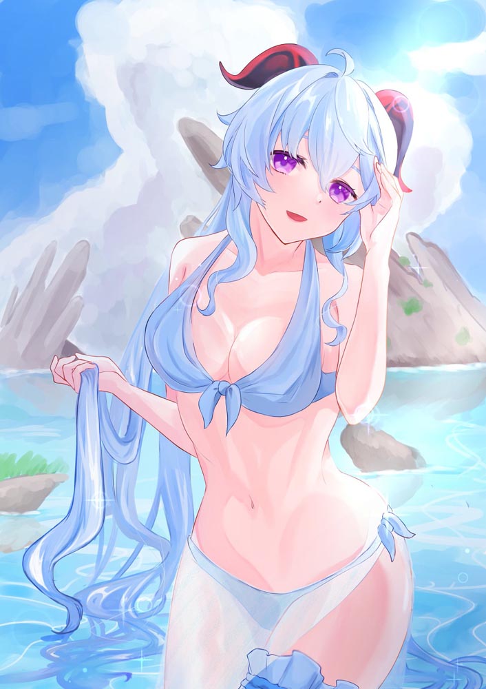 日系插画美图#午安原神【210813】
