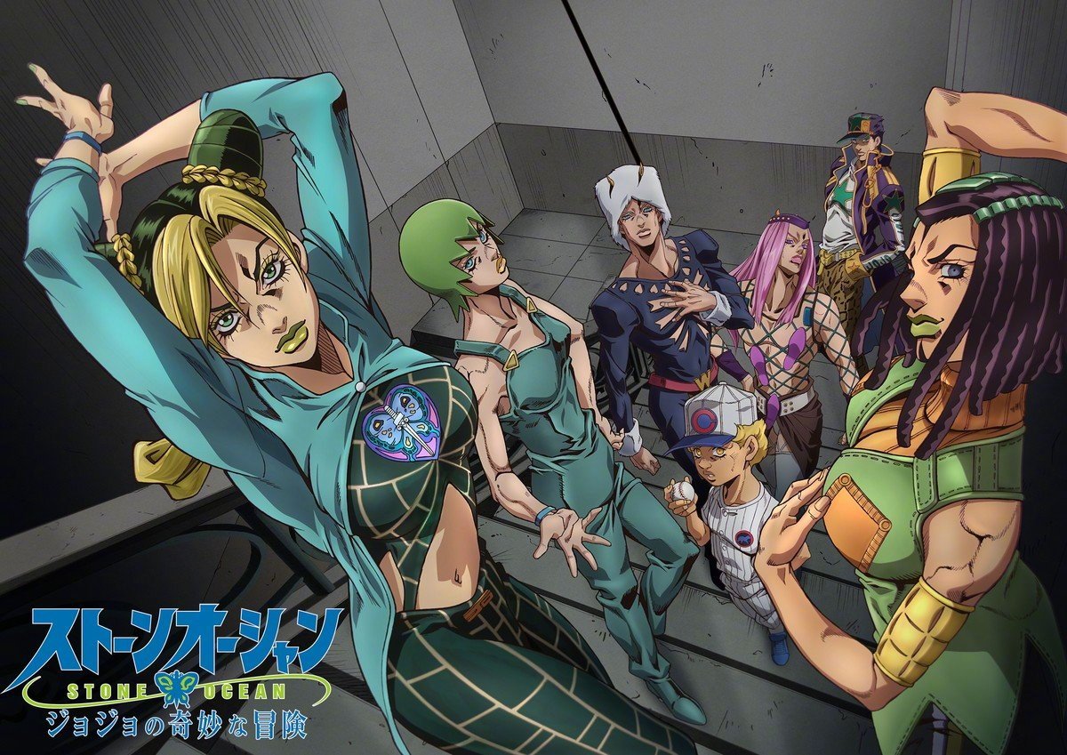 JOJO第六部《JOJO的奇妙冒险：石之海》动画新图公布