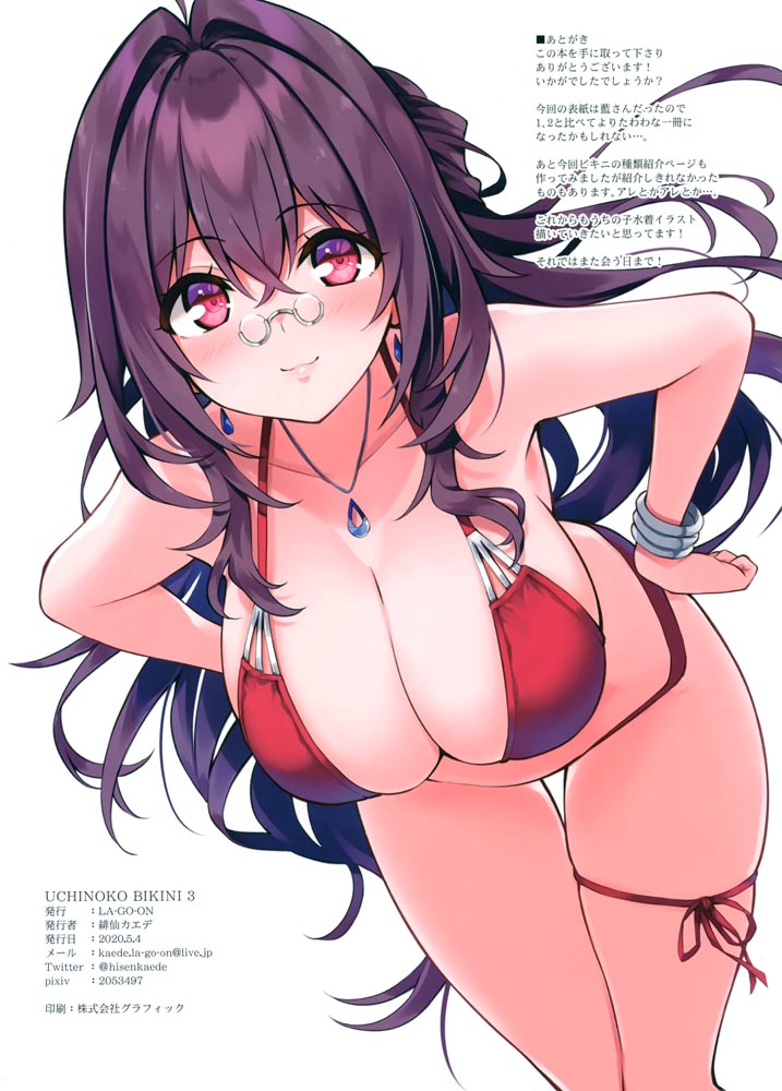 泳装画集： UCHINOKO BIKINI 3 【LA-GO-ON (緋仙カエデ)】