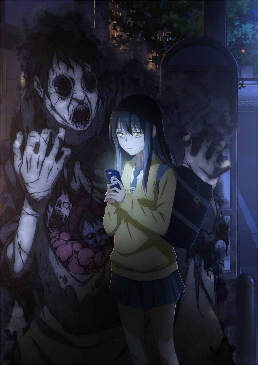 恐怖搞笑TV动画《看得见的女孩》最新视觉图公开，10月开播