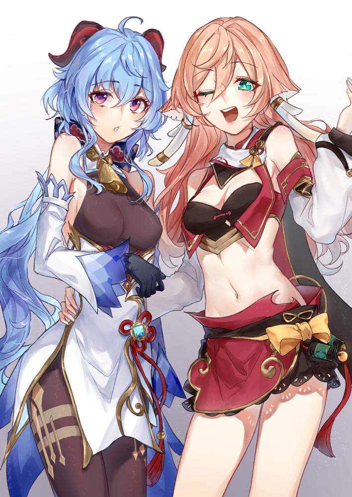 二次元美少女同人图#早安原神【210824】