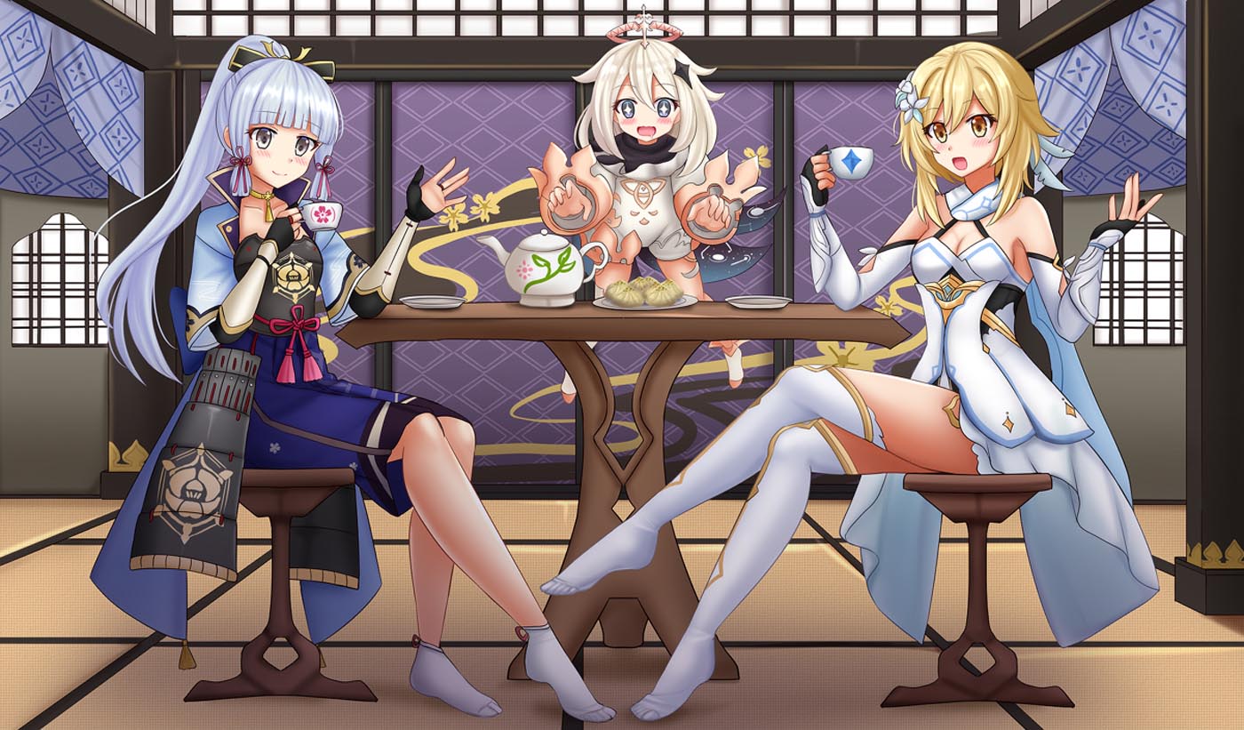 二次元美少女同人图#晚安原神【210825】