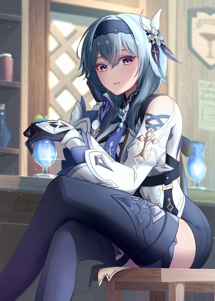 二次元美少女同人图#晚安原神【210825】