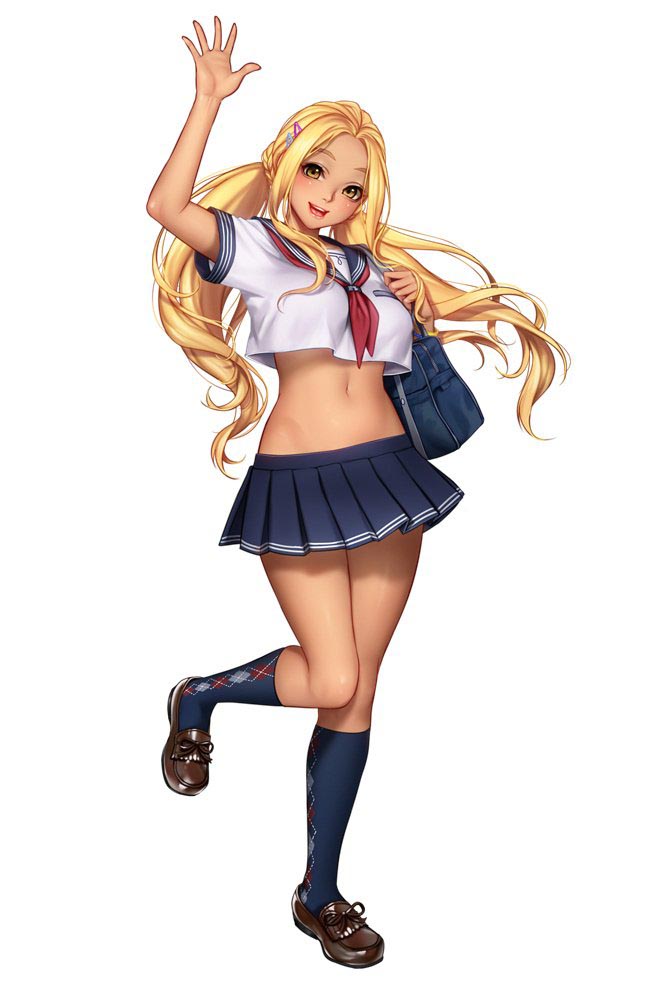每日好图：二次元性感美少女插画精选【画师：柾見ちえ】