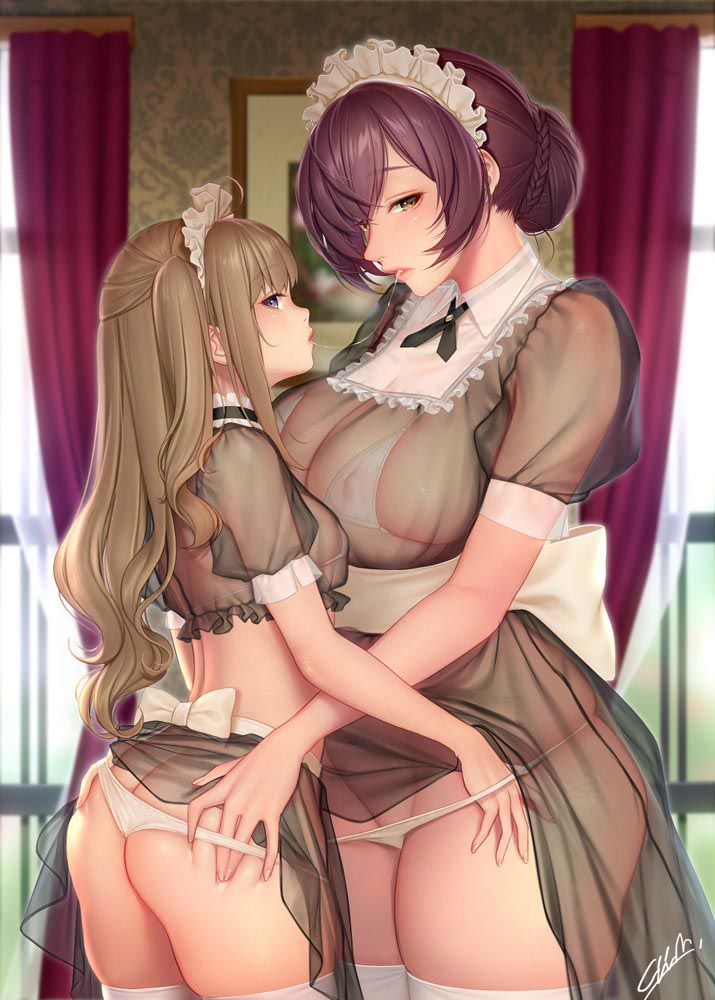 每日好图：二次元性感美少女插画精选【画师：柾見ちえ】