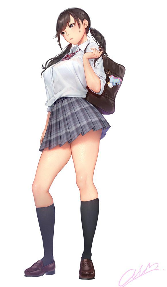 每日好图：二次元性感美少女插画精选【画师：柾見ちえ】