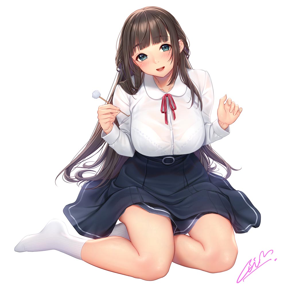 每日好图：二次元性感美少女插画精选【画师：柾見ちえ】